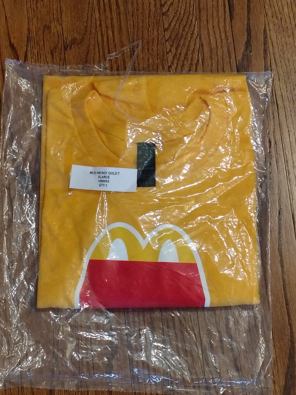 McDonald's Happy Meal Box SS Tshirt NWT